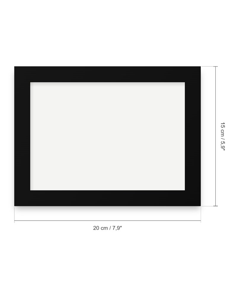 Dimenzije okvira: 20 × 15 cm