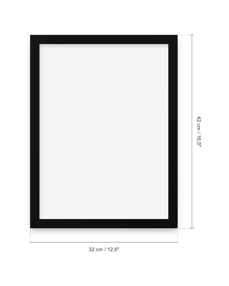 Dimenzije okvira: 32 × 42 cm