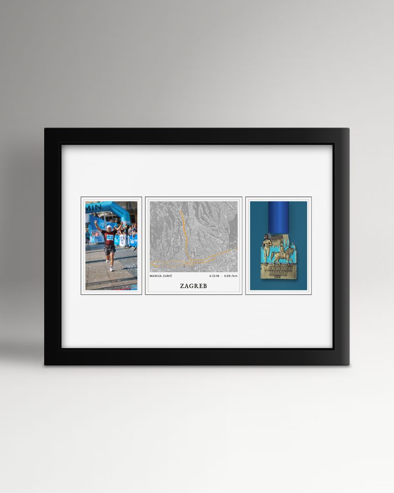 Fotografija, karta i medalja